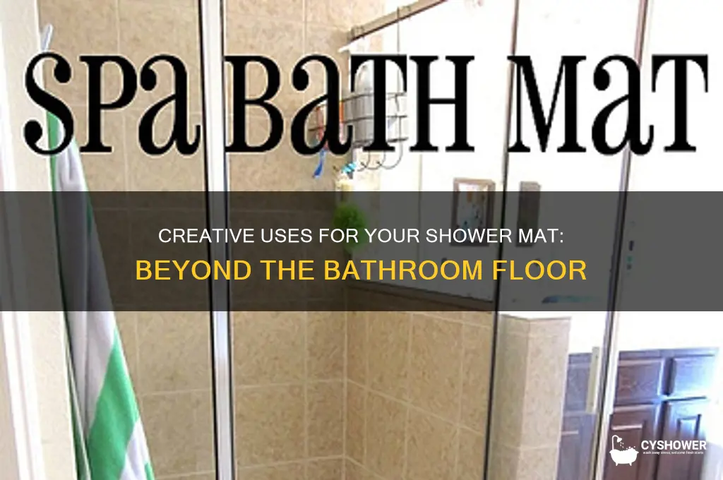 what can i do with a shower mat