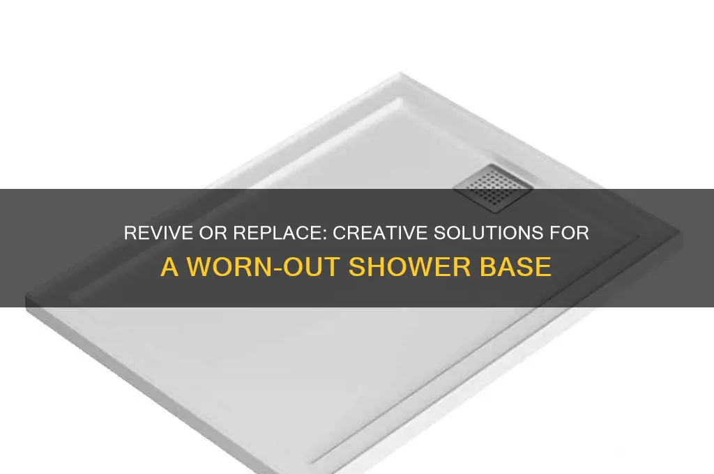 what can i do with a worn out shower base