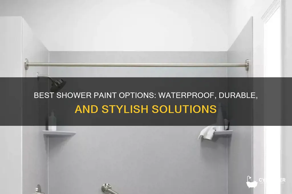 what can i paint my shower with