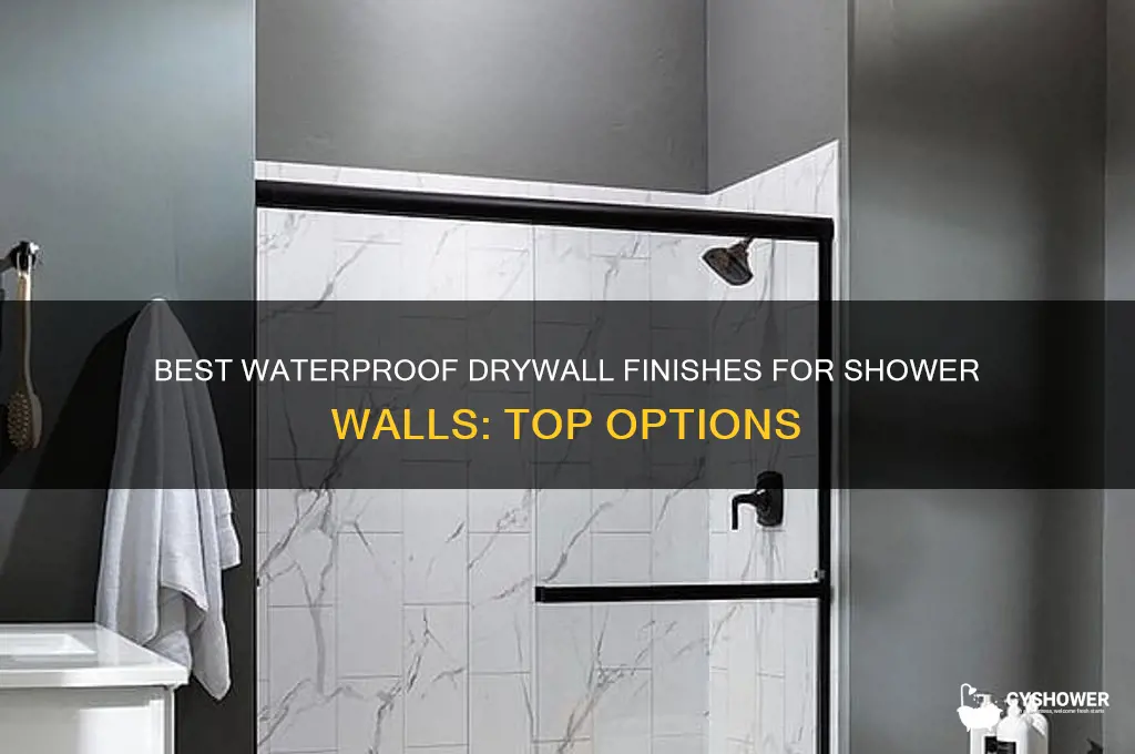 what can i put on my drywall in shower