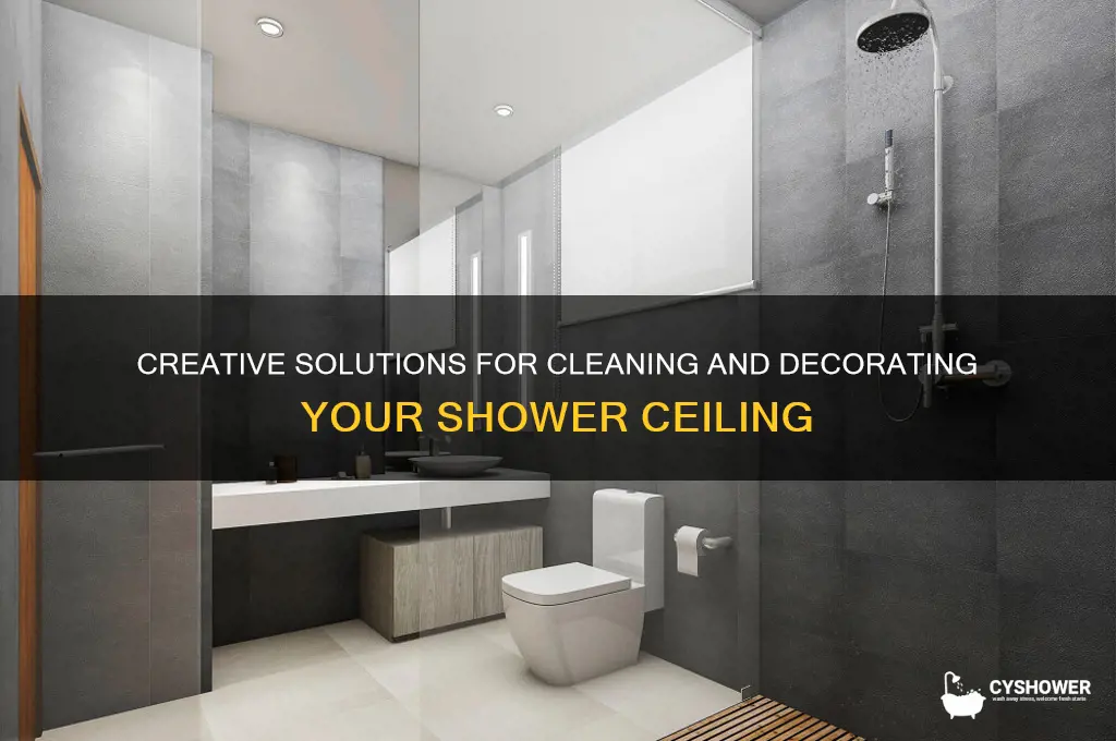 what can i put on the shower ceiling
