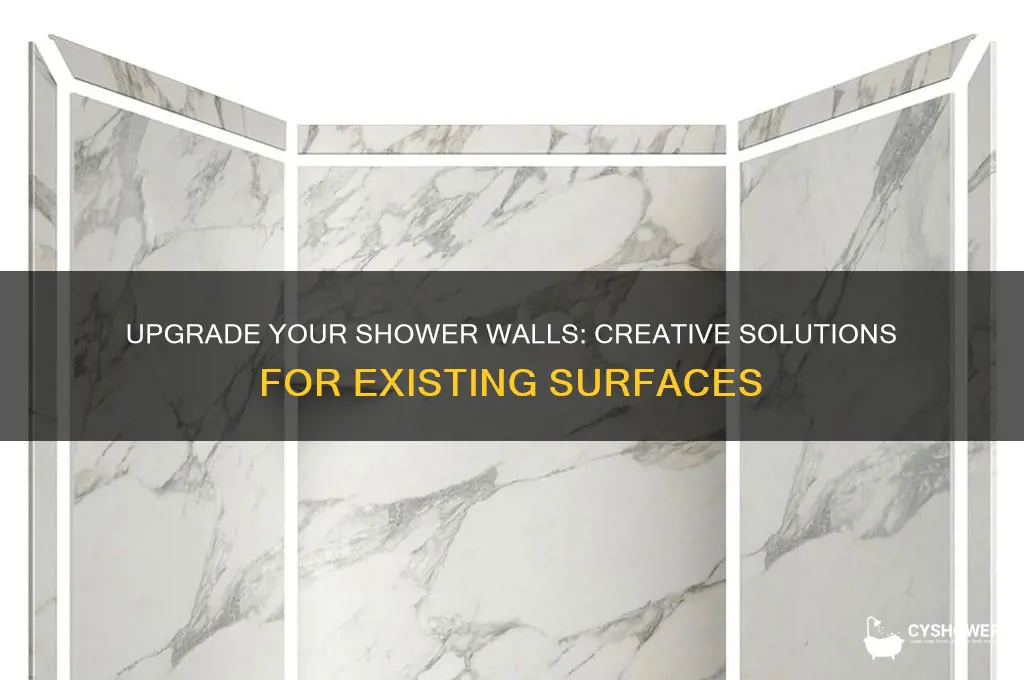 what can i put over exsisting shower walls