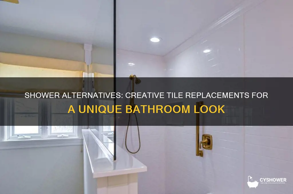 what can i use in my shower instead of tiles