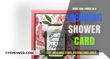 Heartfelt Wedding Shower Card Messages: Tips and Ideas to Celebrate Love