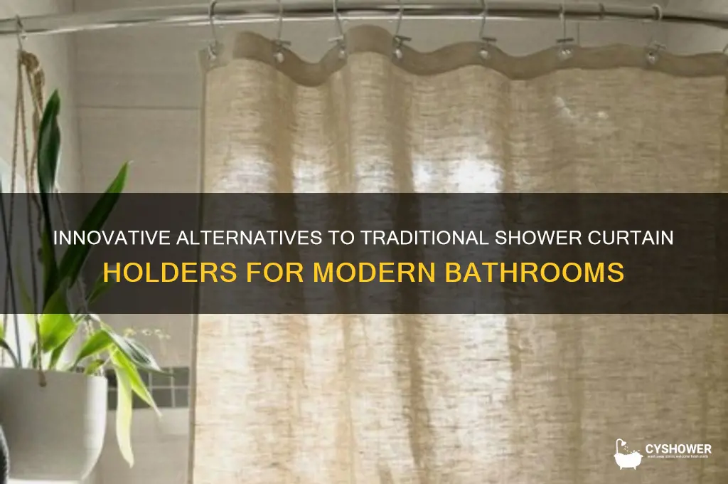 what can replace shower curtain holder