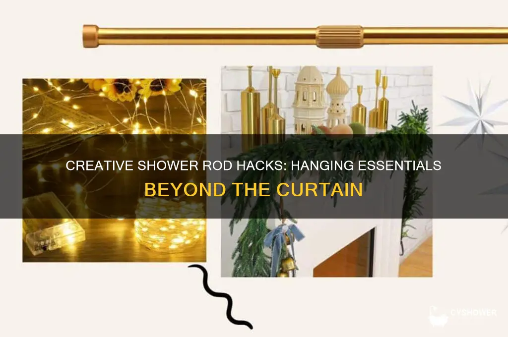 what can u hang on shower rod