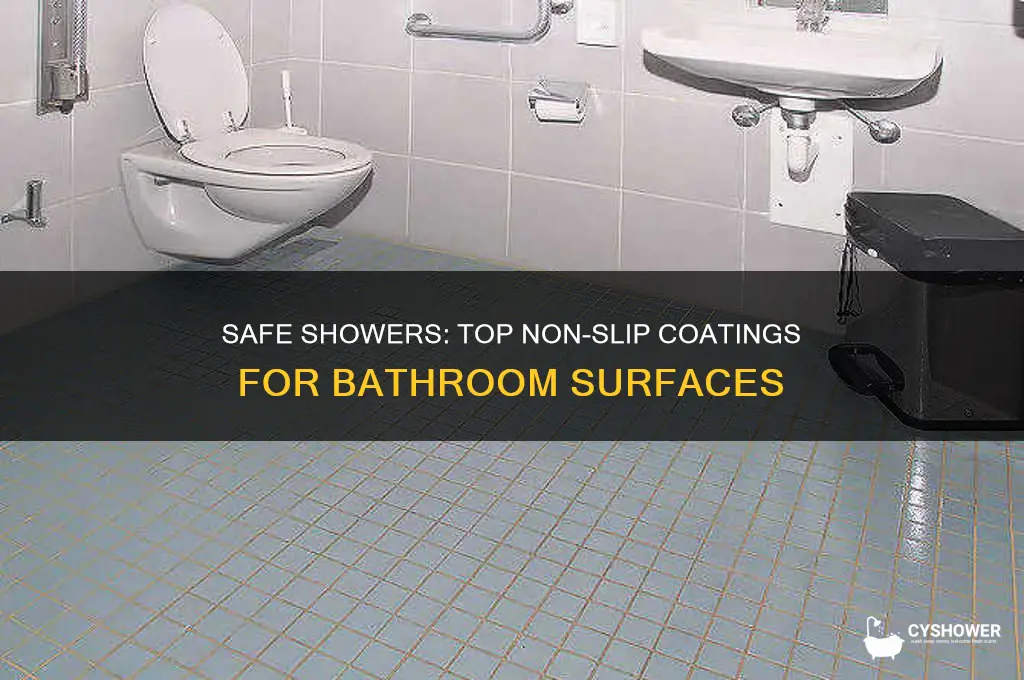 what can you coat shower with to make it nonslip