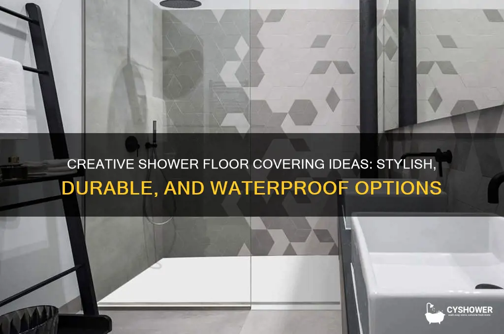 what can you cover shower floor with