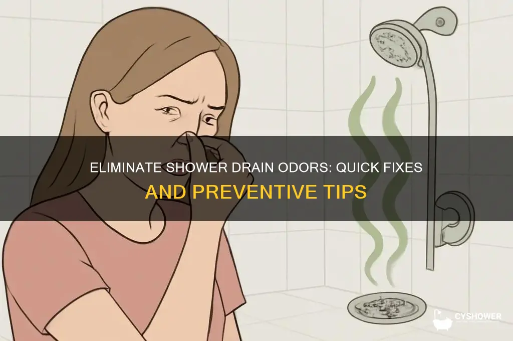 what can you do for smell coming from shower drain