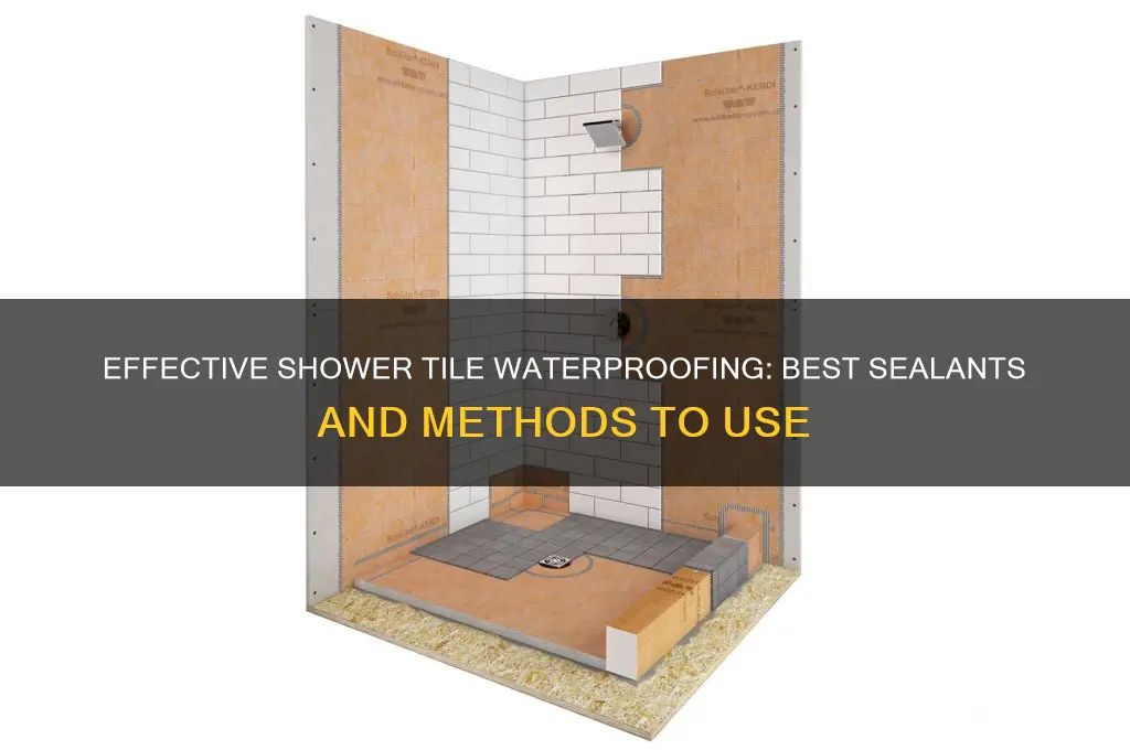 what can you use to waterproof tile in a shower