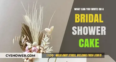 Sweet Ideas for Bridal Shower Cakes: Messages and Designs