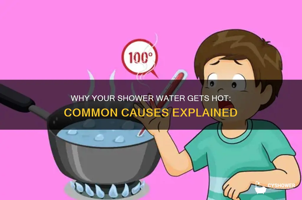 what causes the shower water to be hot