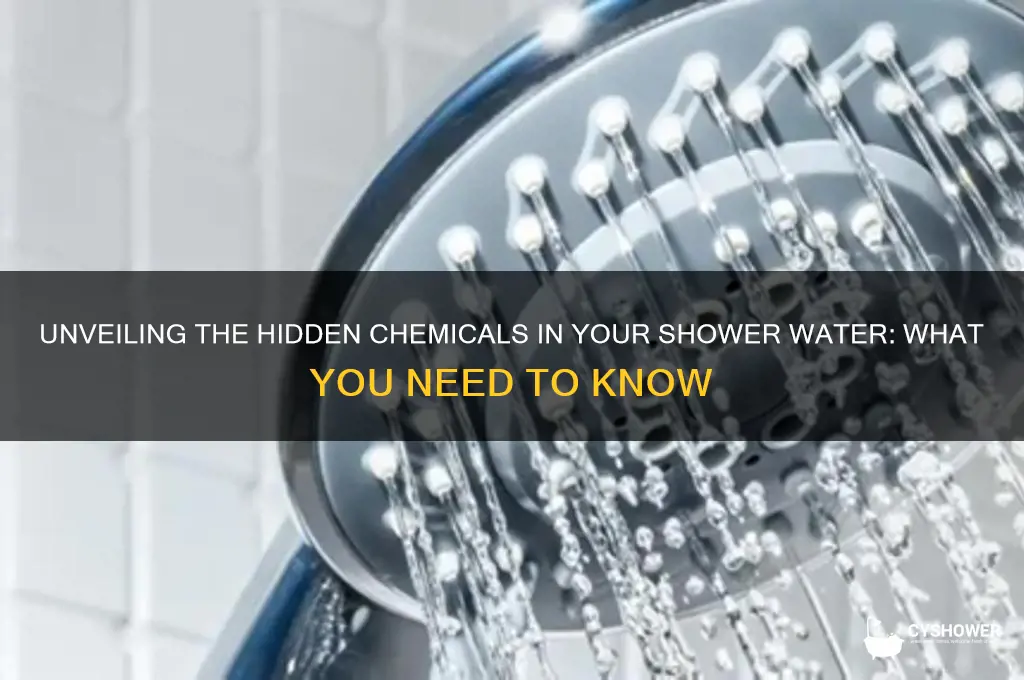 what chemicals are in shower water
