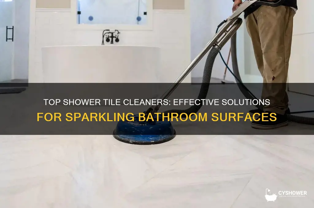 what cleans shower tiles the best