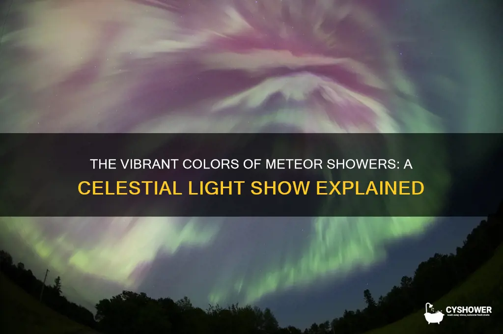 what color is meteor shower