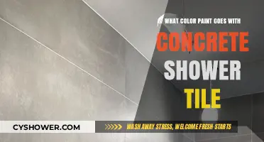 Complementing Concrete Shower Tiles: Best Paint Colors for a Modern Bathroom
