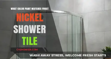 Perfect Paint Colors to Complement Frosted Nickel Shower Tiles