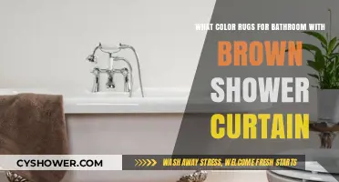 Bathroom Harmony: Best Rug Colors for Brown Shower Curtains