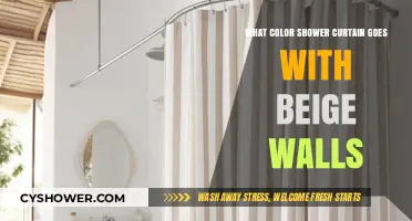 Perfect Shower Curtain Colors to Complement Your Beige Bathroom Walls