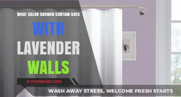Perfect Shower Curtain Colors to Complement Your Lavender Bathroom Walls