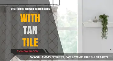 Perfect Shower Curtain Colors to Complement Tan Tile in Your Bathroom