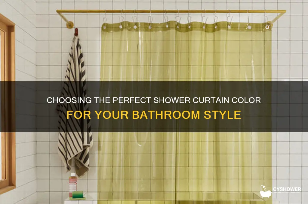 what color shower curtain should i get