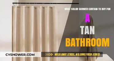 Perfect Shower Curtain Colors to Complement Your Tan Bathroom Decor