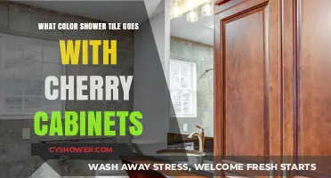 Cherry Cabinets and Shower Tiles: Perfect Color Combinations for Your Bathroom
