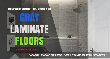 Perfect Shower Tile Colors to Complement Gray Laminate Flooring
