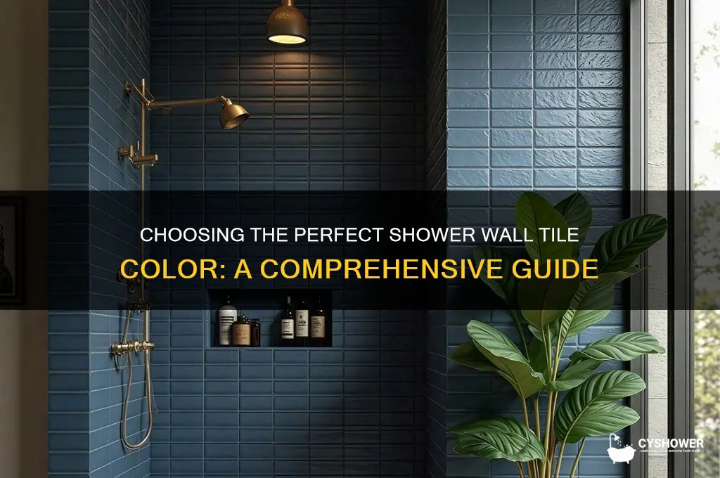 what color tile is best for shower walls
