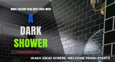 Enhance Dark Showers: Best Tile Colors for Striking Bathroom Contrast