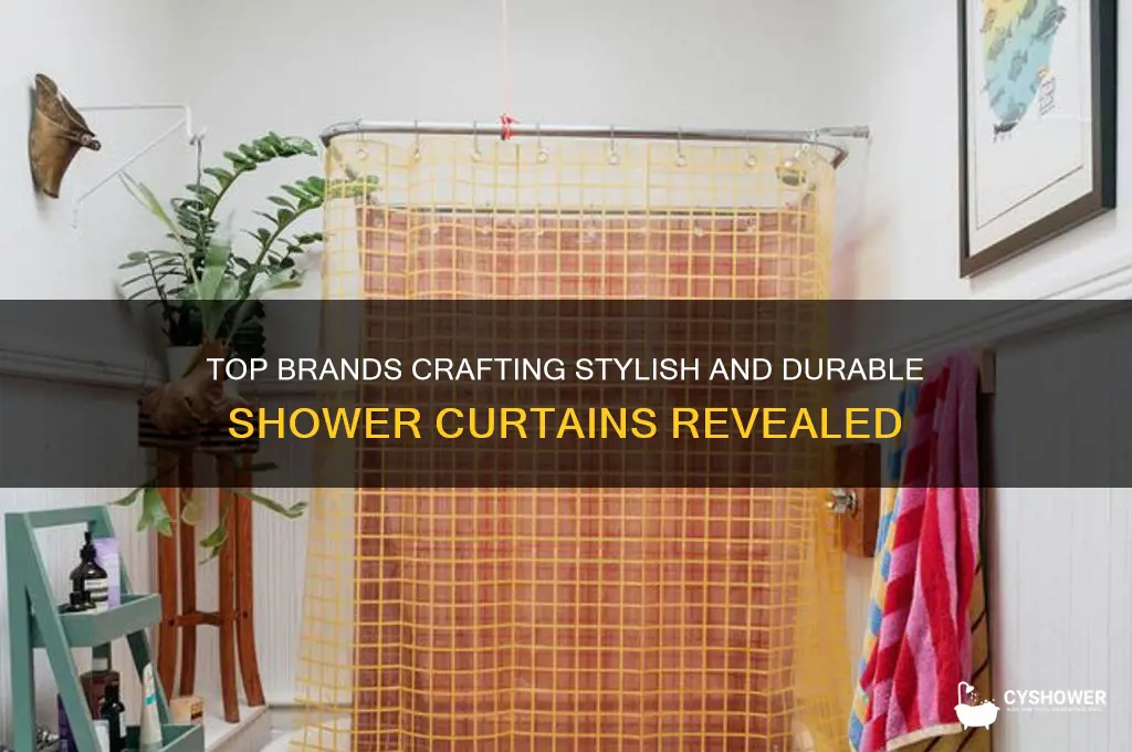 what companies make shower curtains
