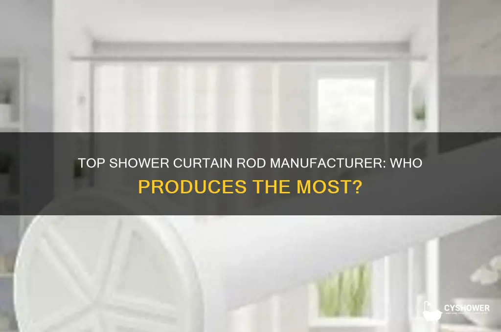 what company produces the most shower curtain rods