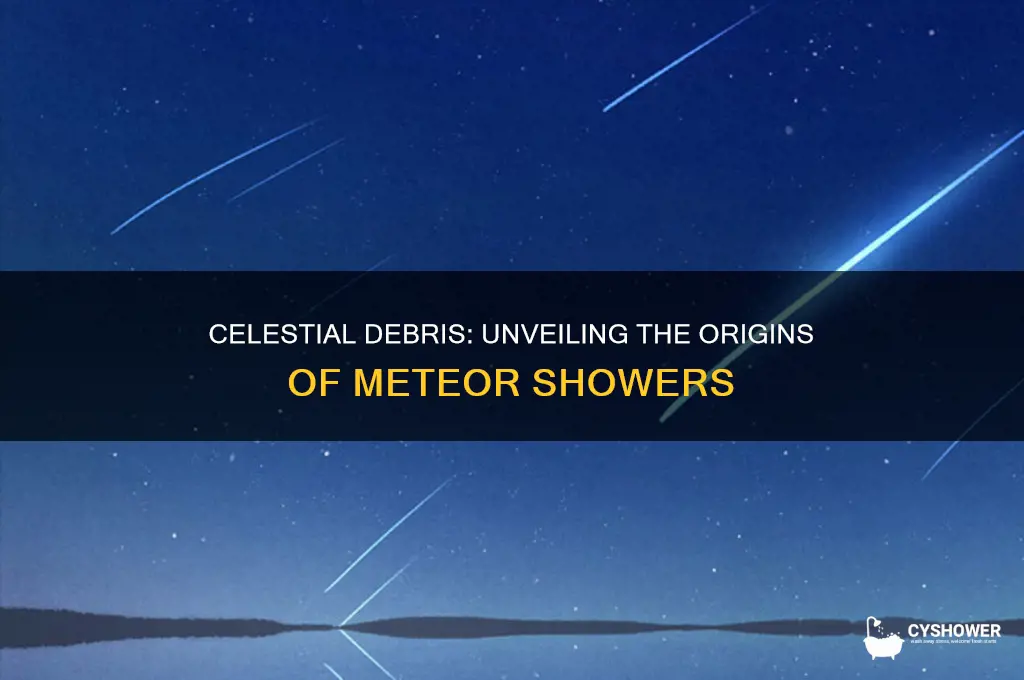 what creates a meteor shower