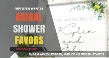 Bridal Shower Favors: Perfect Date Ideas for Your Special Gift