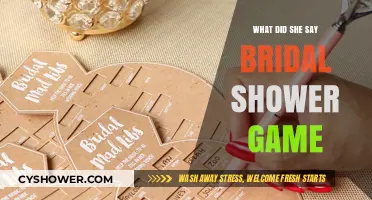 What Did She Say? Fun Bridal Shower Game Ideas & Tips