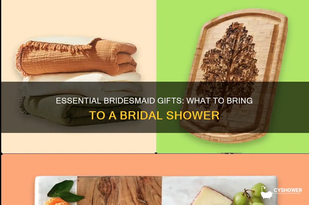 what do bridesmaids bring to bridal shower