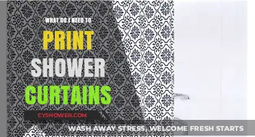 Essential Tools and Materials for Printing Custom Shower Curtains