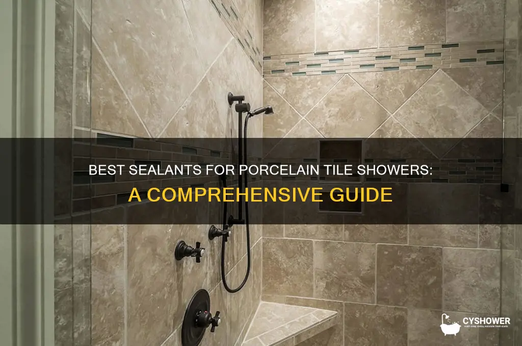 what do i use to seal porcelain tile in shower