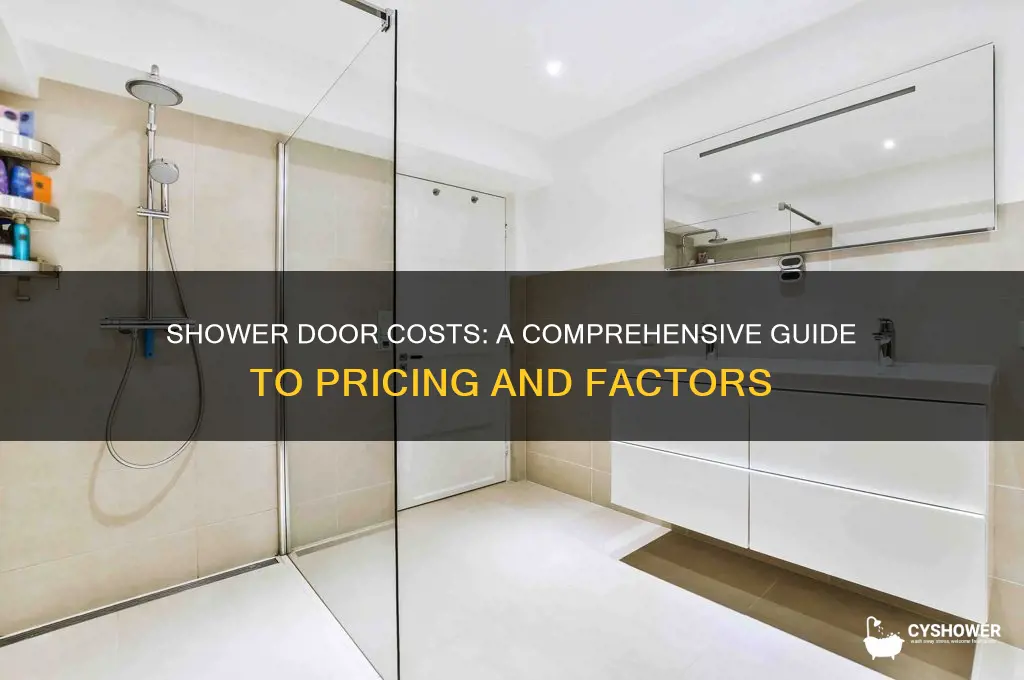 what do shower doors cost