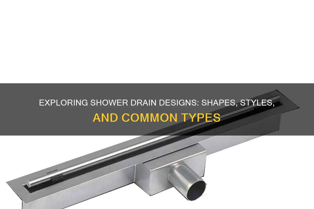what do shower drains look like