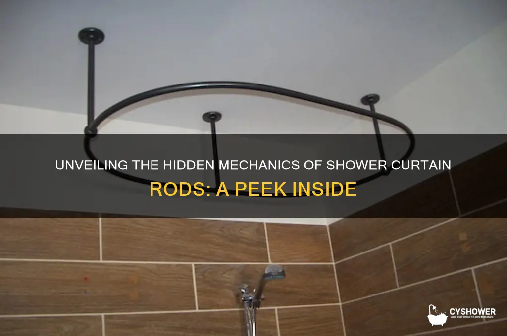 what do the insides of a shower curtain rod