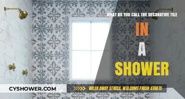 Decorative Shower Tile Names: Identifying Your Bathroom's Stylish Accent