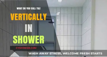 Vertical Shower Tile Installation: What’s the Proper Term for Stacked Tiles?