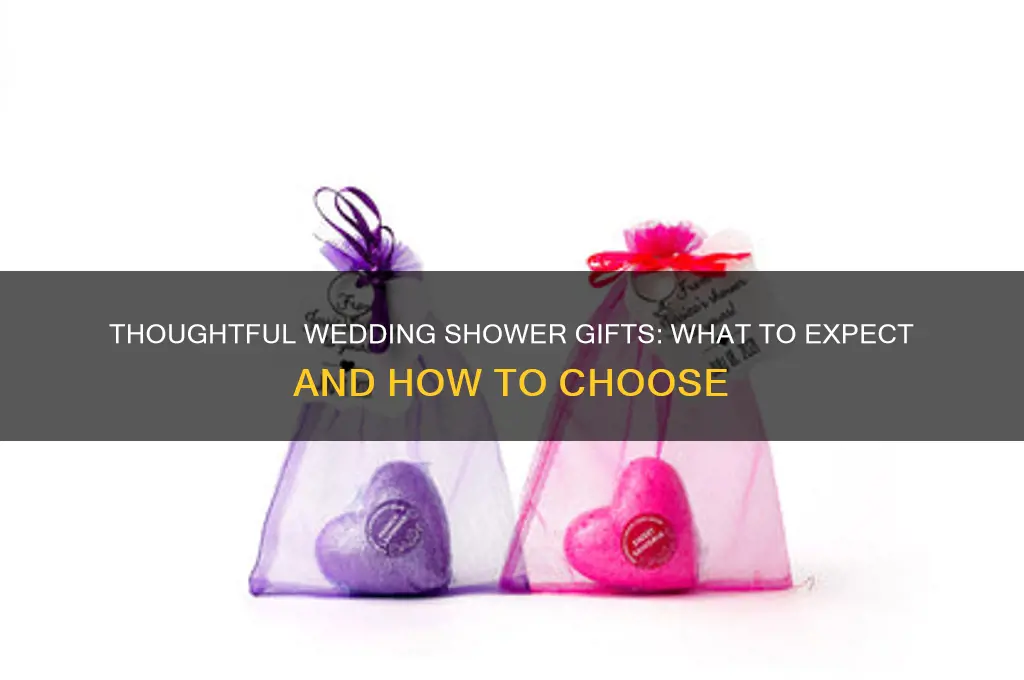 what do you get at a wedding shower