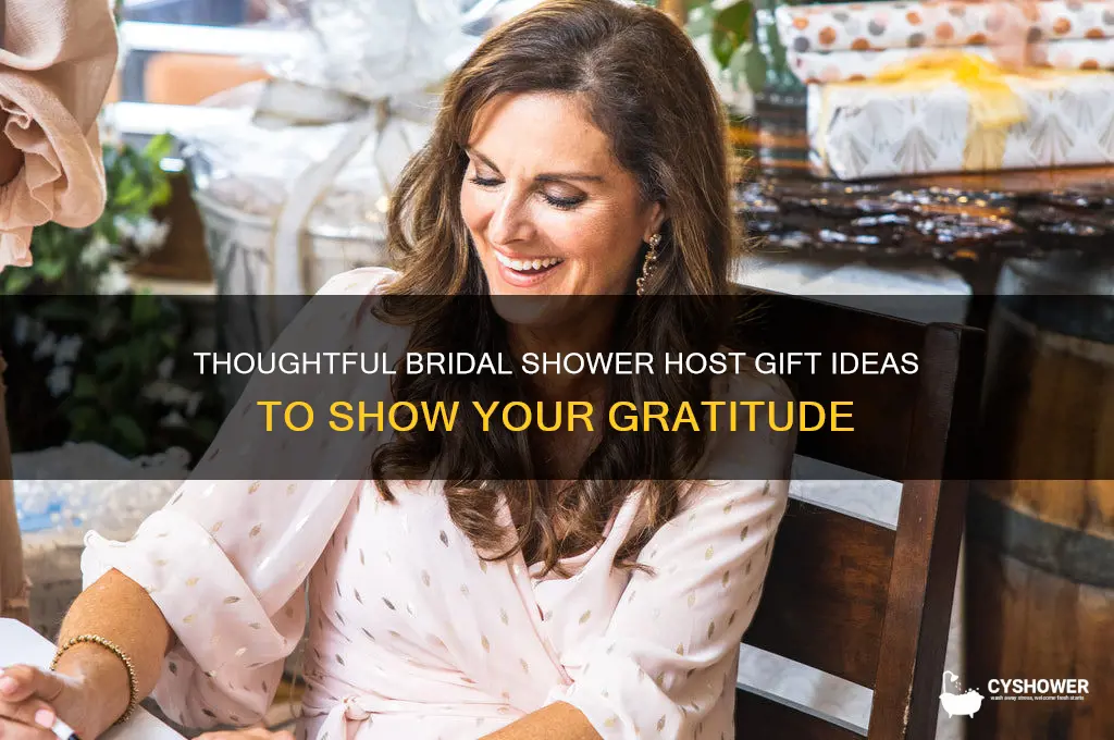 what do you get the host of your bridal shower
