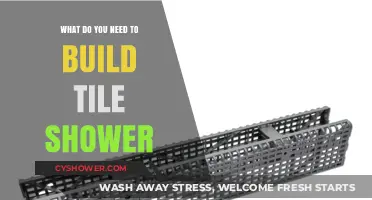 Essential Tools and Materials for Building a Tile Shower