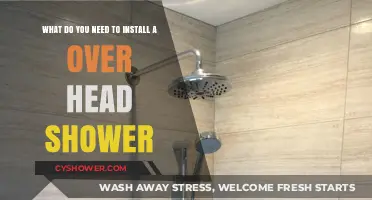 Essential Tools and Steps for Installing an Overhead Shower