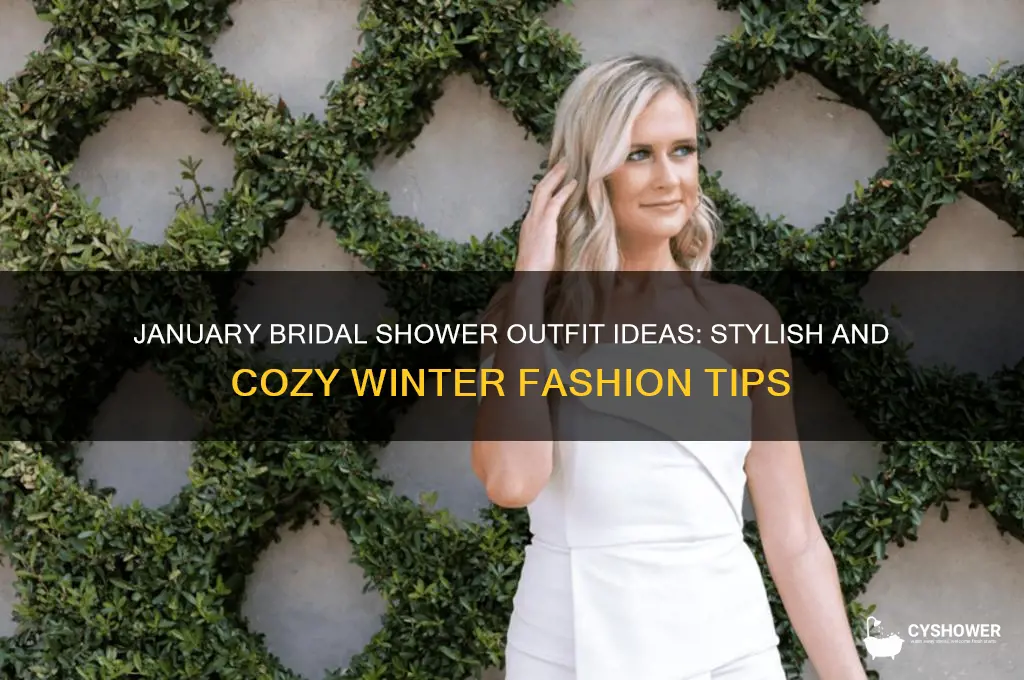 what do you wear to a bridal shower in january