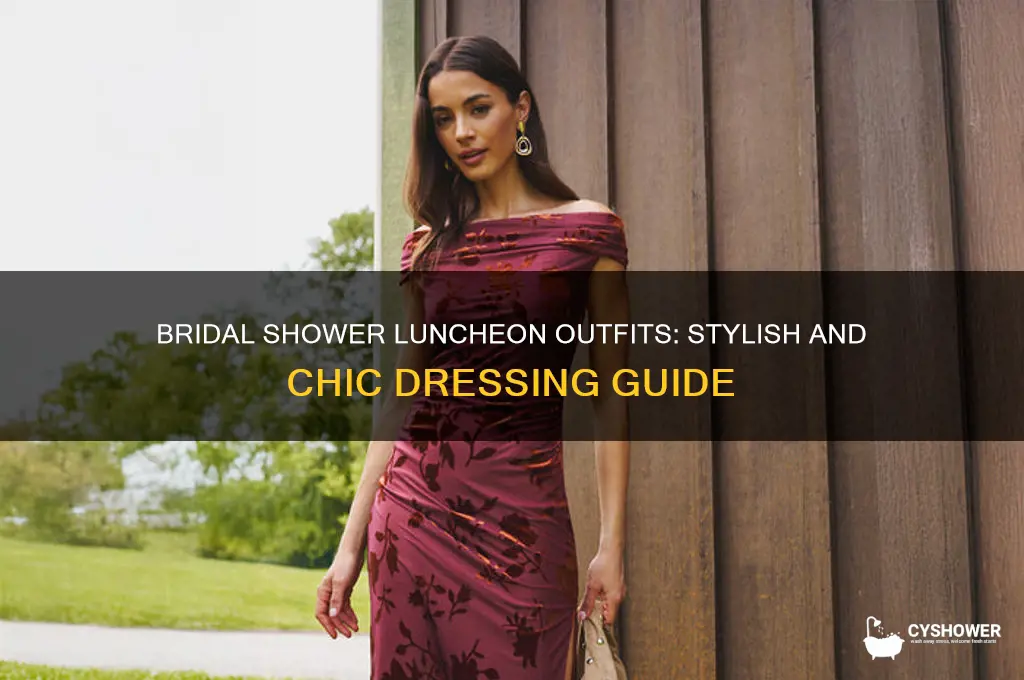 what do you wear to a bridal shower luncheon